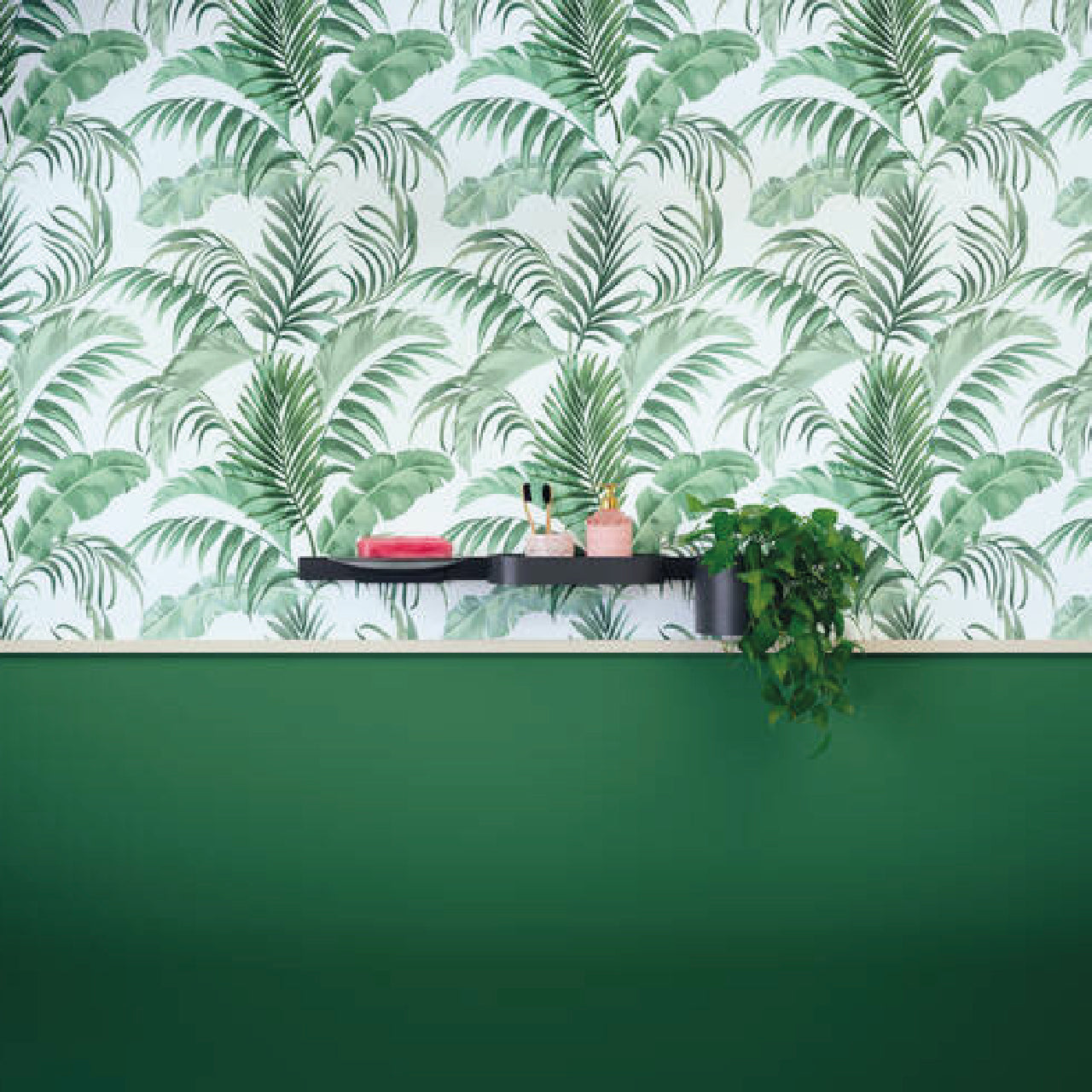Cesta de Almacenamiento WallStories Negro Mate
