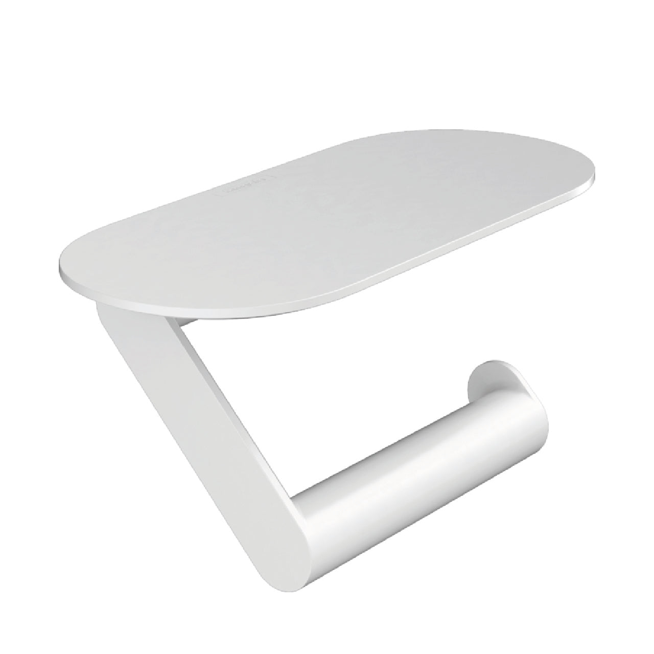 Porta Rollo Con Repisa Blanco Mate