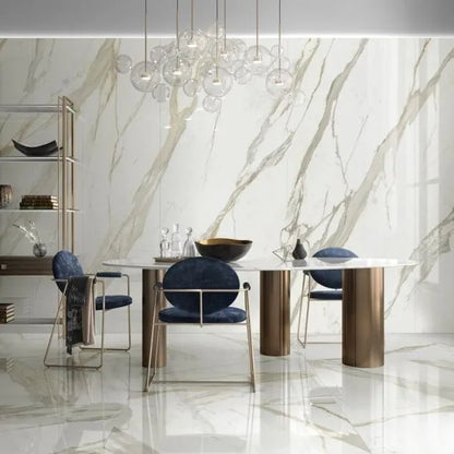 Porcelanato Cosmopolitan Calacatta Gold CP02 Lucido 60x120 9MM M2