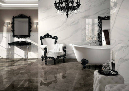 (DESC.) Porcelanato JW06 Fumo Di Londra Lucido SQ 120X240 9MM M2
