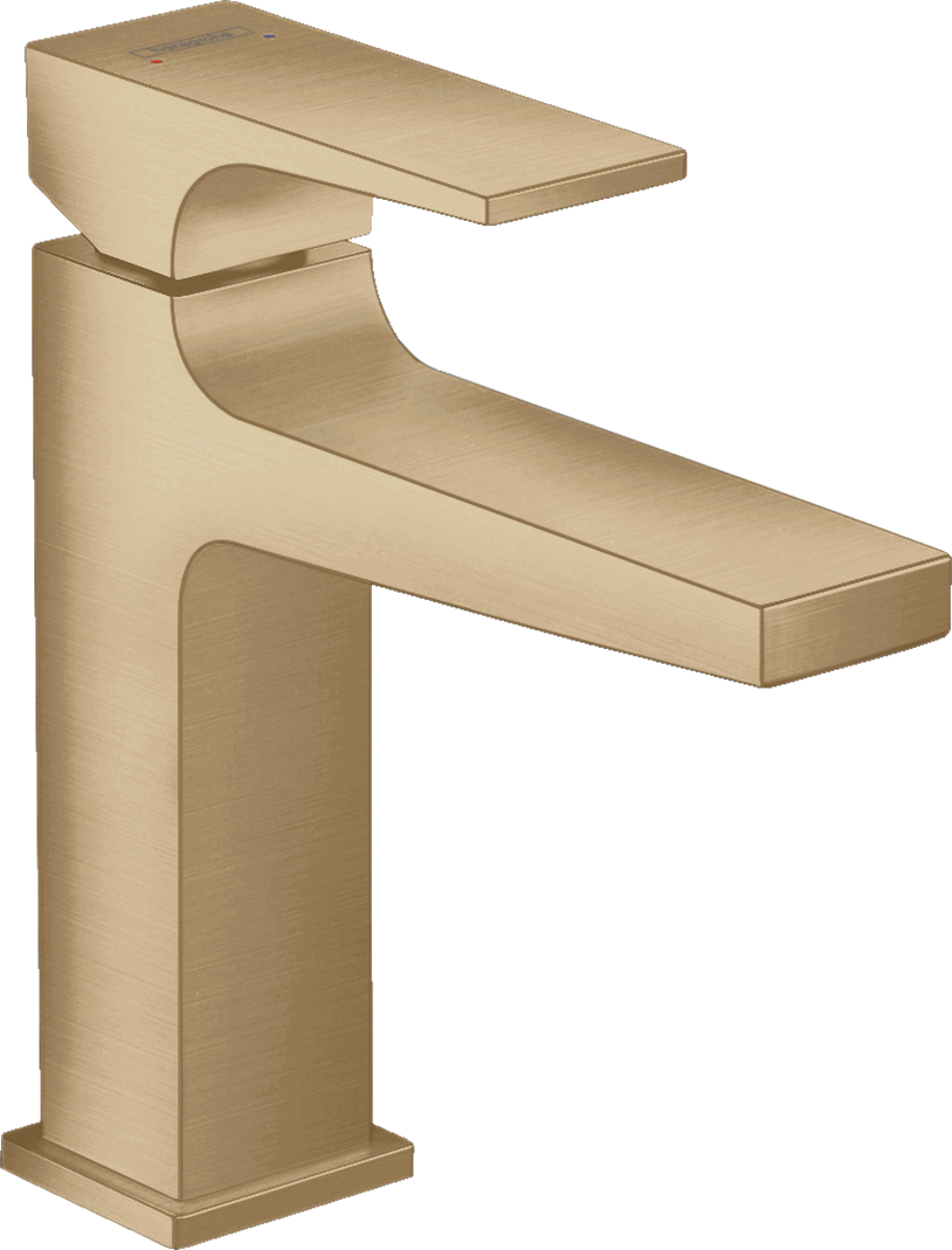 Griferia De Lavamanos Monocontrol 110 Metropol con Sifon Click Clack Brushed Bronze