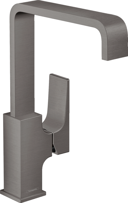 Griferia Lavamanos 230 Con Sifon Push Open Metropol Brushed Black Chrome