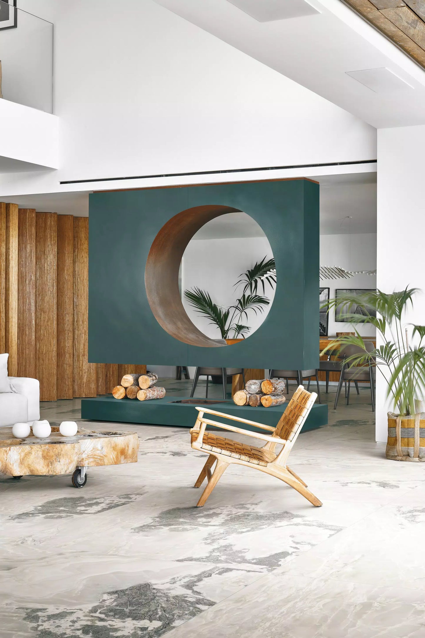 (DESC.) Porcelanato Onyx&More White Blend Glossy 120x240 M2 6 MM