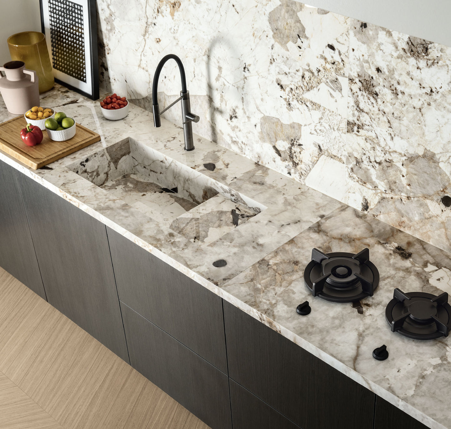 Porcelanato Open Book Tundra A Glossy -160x320 - de 12mm