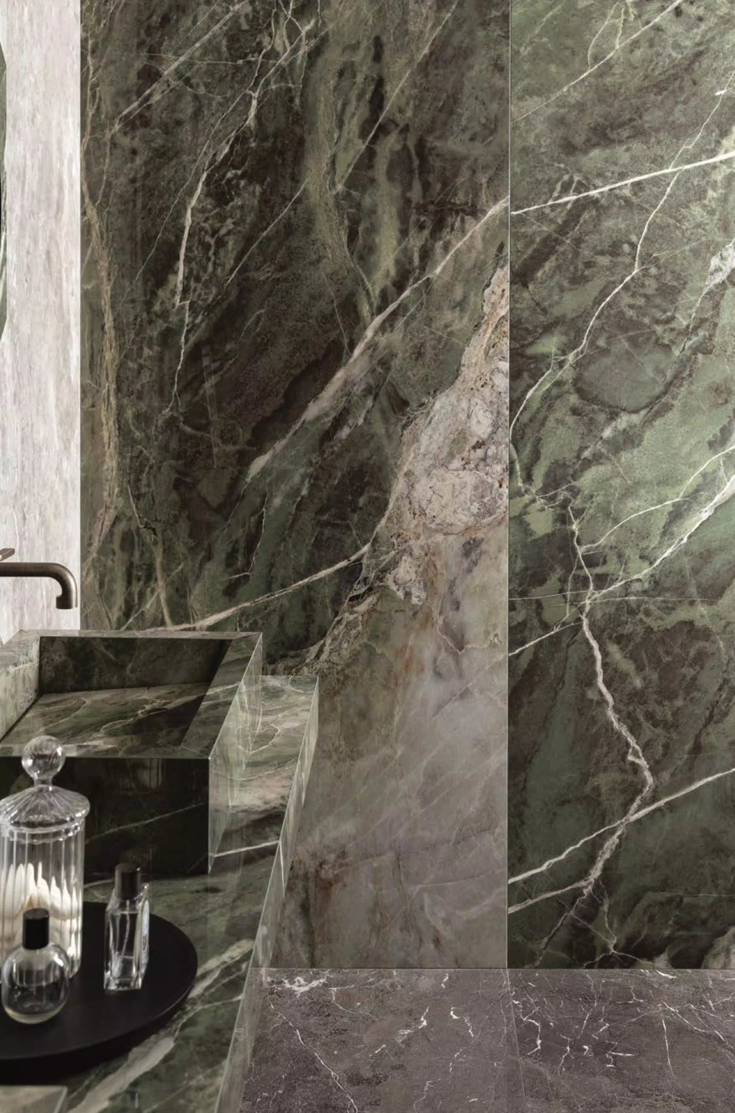 Porcelanato Heritage Emerald Glossy 120x280 6MM M2