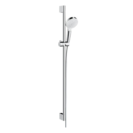 Barra de ducha Crometa Vario 90 cm – Blanco/Cromo