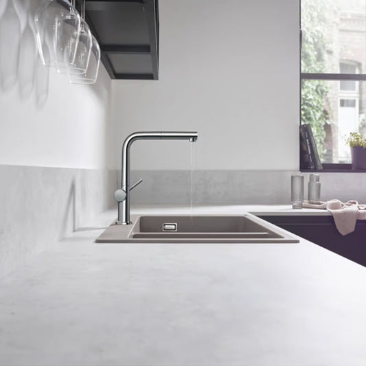 Grifería para cocina Talis M54 con caño extraíble 